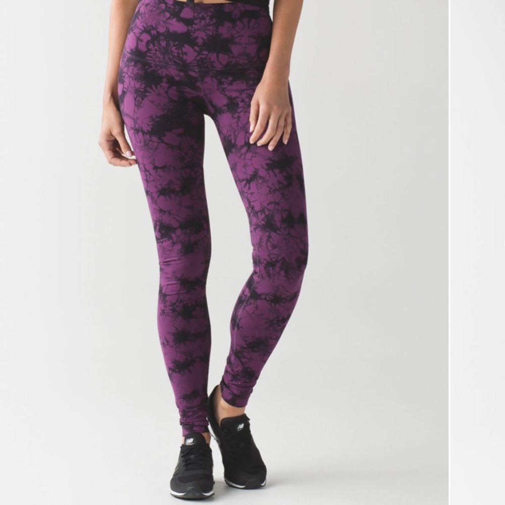 lululemon Wunder Under Pant Shibori size 4